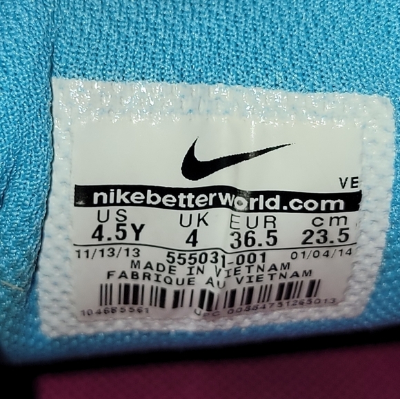 NIKE LUNAR FOREVER 2 YOUTH SNEAKER SIZE 4.5Y - Picture 9 of 11